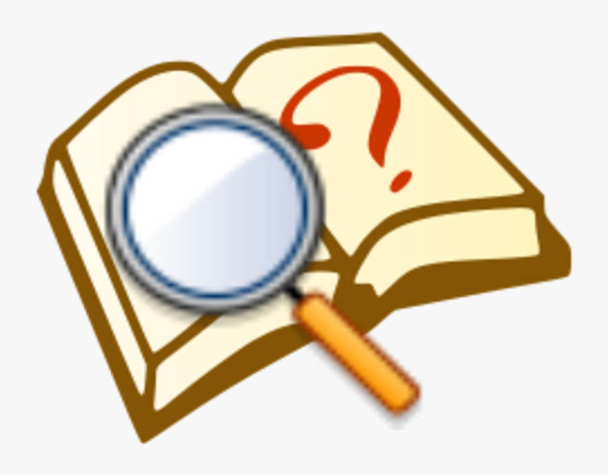 Book With Question Mark Clipart Books And Magnifying Glass Png Transparent Png Transparent Png Image Pngitem