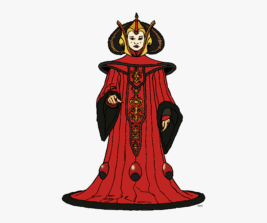 Star Wars Amidala Cartoon, HD Png Download
