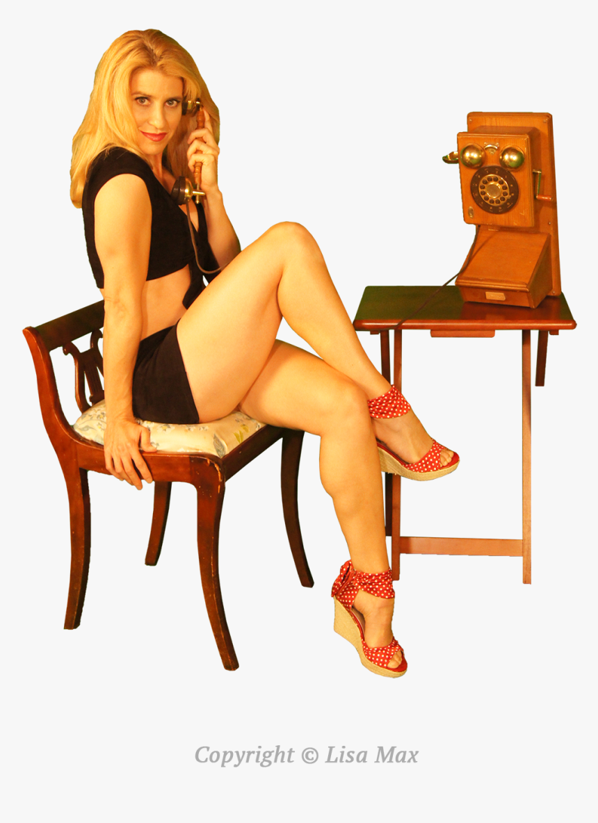 Pin Up Girls - Chair, HD Png Download
