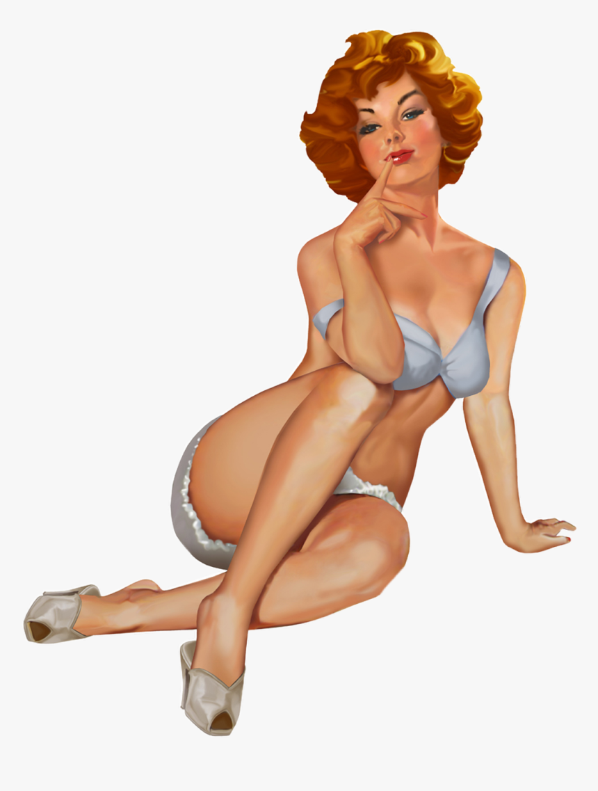 #pinupgirl #freetoedit - Hula Girl Pin Up Png, Transparent Png