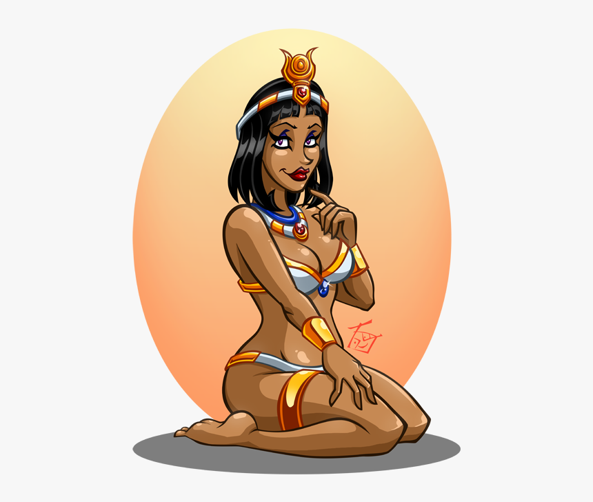 Egyptian Zahra13 - Egyptian Pin Up Girl, HD Png Download