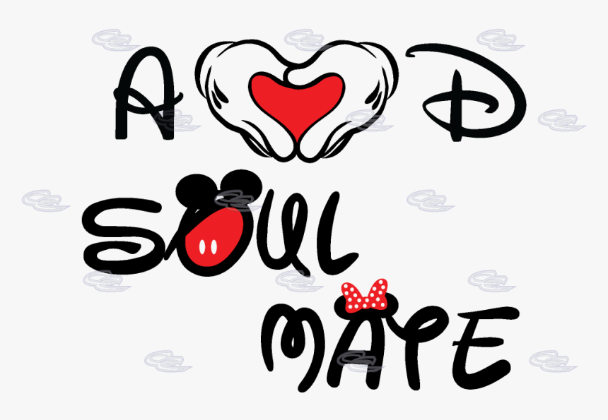 Mickey Mouse Waltograph The Walt Disney Company Letter - Soul Mate Mickey Png, Transparent Png