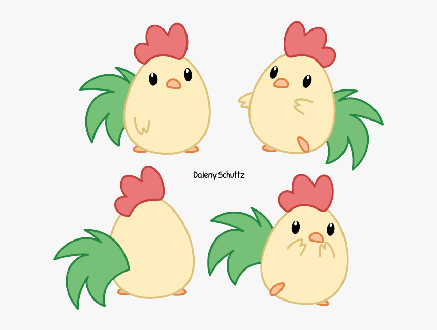 Chibi Rooster By On @ Cute - Chibi Rooster, HD Png Download