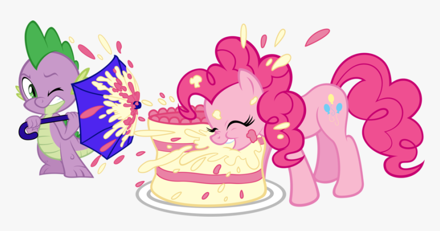 Transparent My Little Pony Birthday Png - My Little Pony Pinkie Pie Eating, Png Download