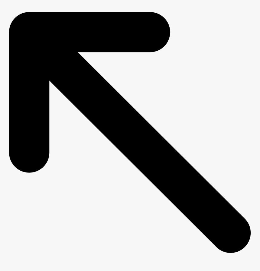 Arrow Up Left Up Left Arrow Top Left - Arrow Up And Left, HD Png Download