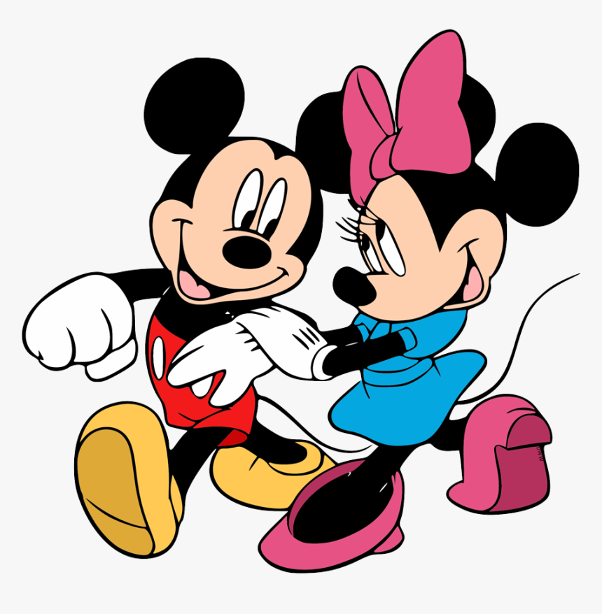 Mickey And Minnie Mouse Clip, HD Png Download