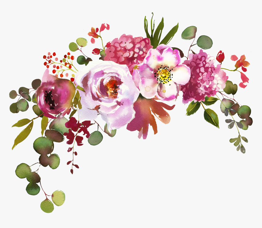 Flower Png Watercolor, Transparent Png