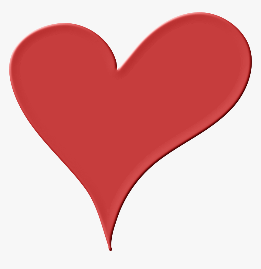 Heart In Red Clip Arts - Love, HD Png Download