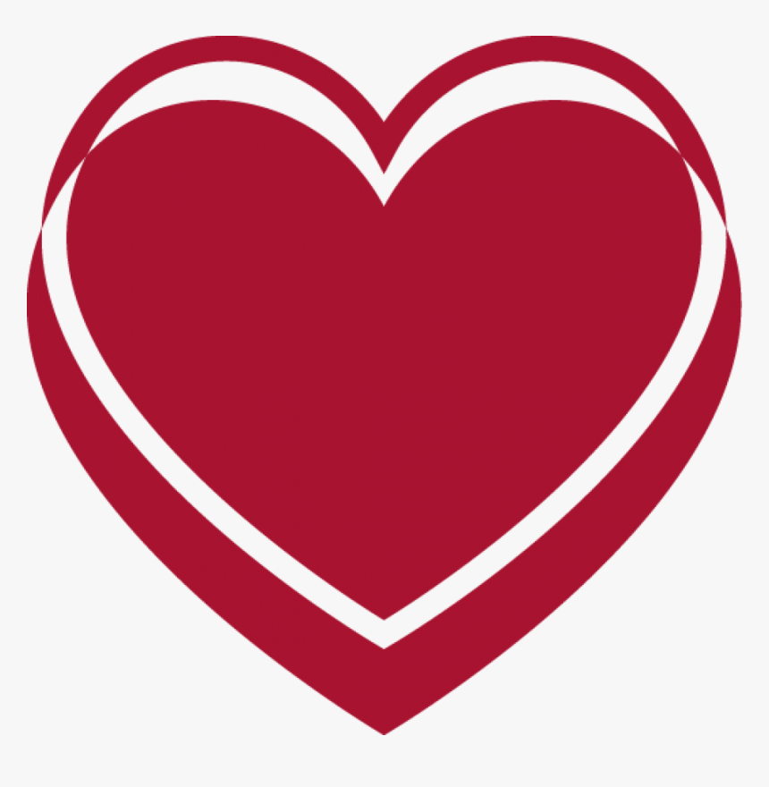 Red Heart With Reflexion Png Image - Heart, Transparent Png