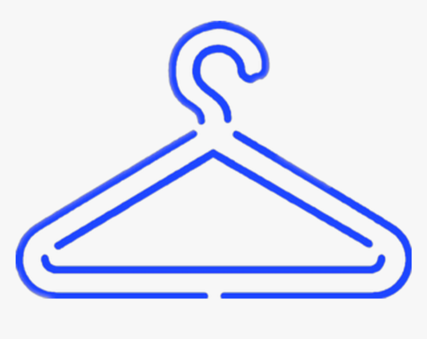 #gancho #neon #purple #neonspiral #neonlights #neoneffect  - Sketch Of Dress Hanger, HD Png Download