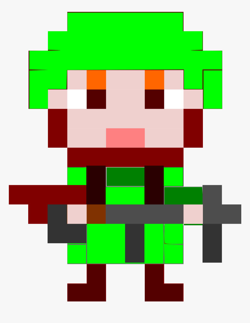 Clipart - Minecraft Pixel Art Soldier, HD Png Download