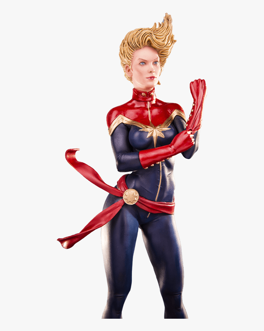 Estátua Capitã Marvel - Superhero, HD Png Download