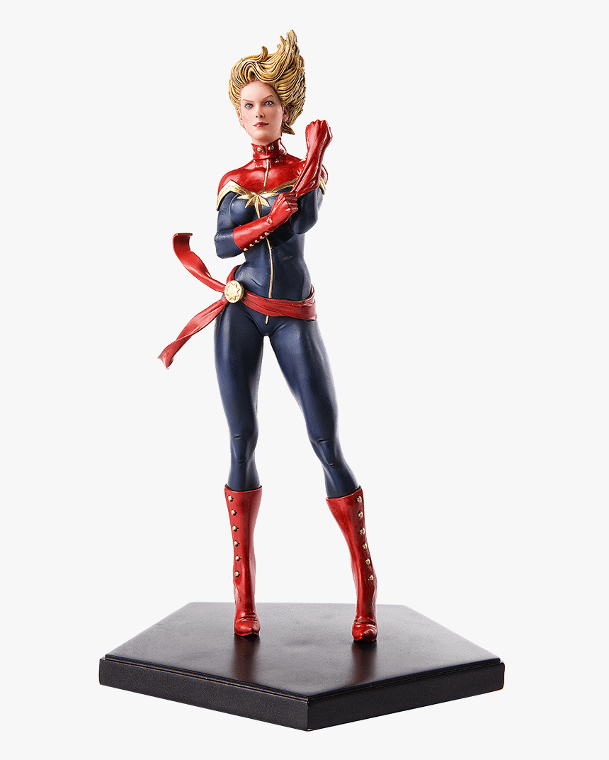 Iron Studios Captain Marvel Art Scale 1/10 Marvel Comics - Capitã Marvel Iron Studios, HD Png Download