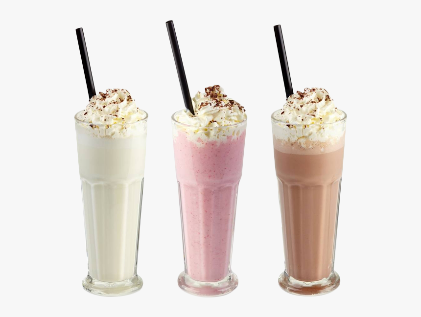 Vanilla Chocolate And Strawberry Milkshakes, HD Png Download