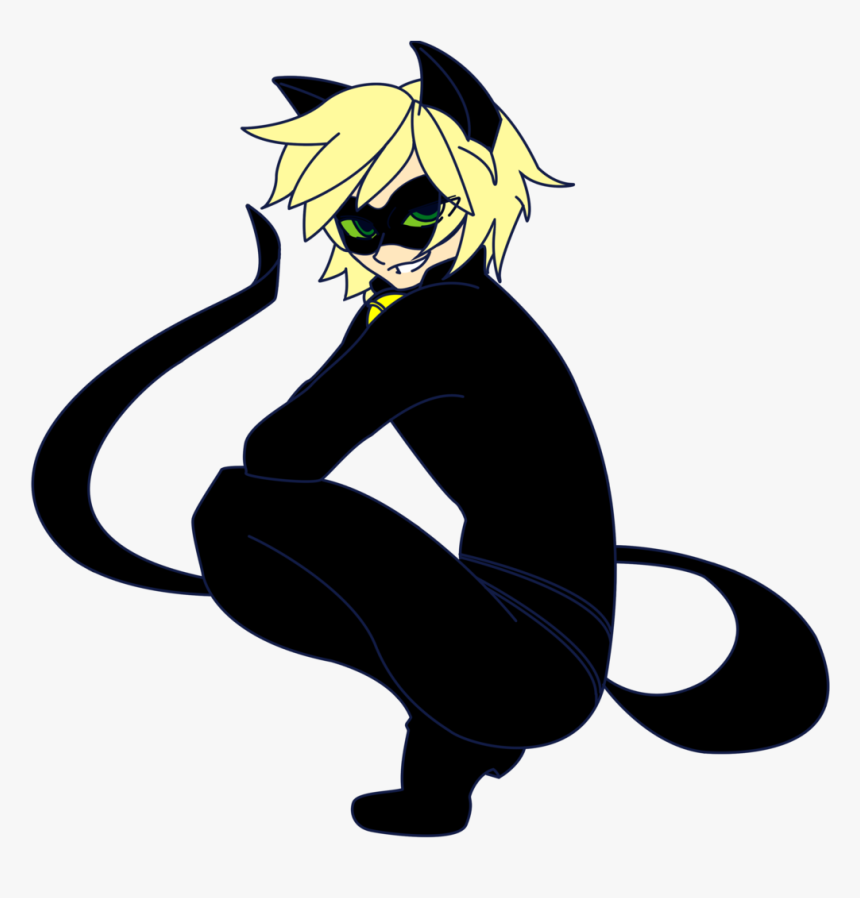 Chat Noir By Jonetsubara On Deviantart - Drawing, HD Png Download