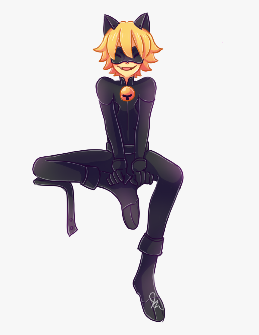 Chat Noir Fanart Png, Transparent Png