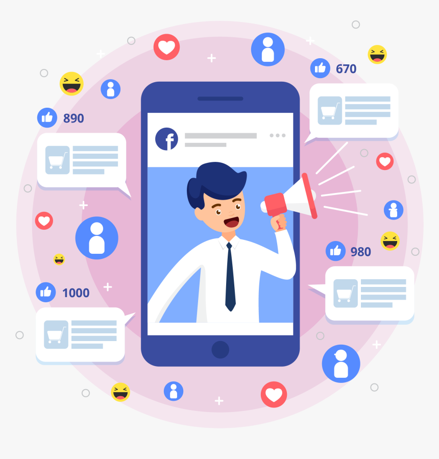 Transparent Digital Marketing Png - Side Effects Of Mobile Phones And Social Media, Png Download