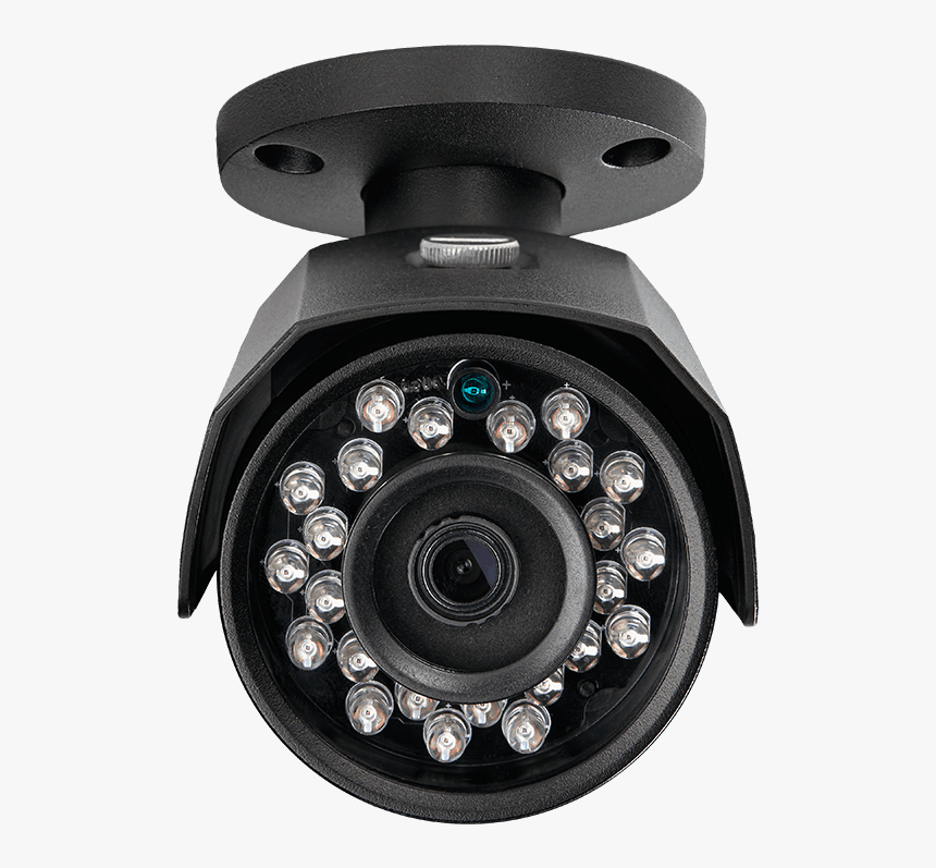 Hd Ip Cameras With Color Night Vision - Security Camera Front Face, HD Png Download
