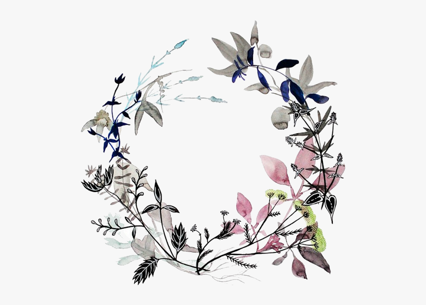 Floral Wreath Tattoo, HD Png Download