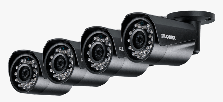 Hd Ip Cameras With Color Night Vision - Lorex Bullet Cameras, HD Png Download