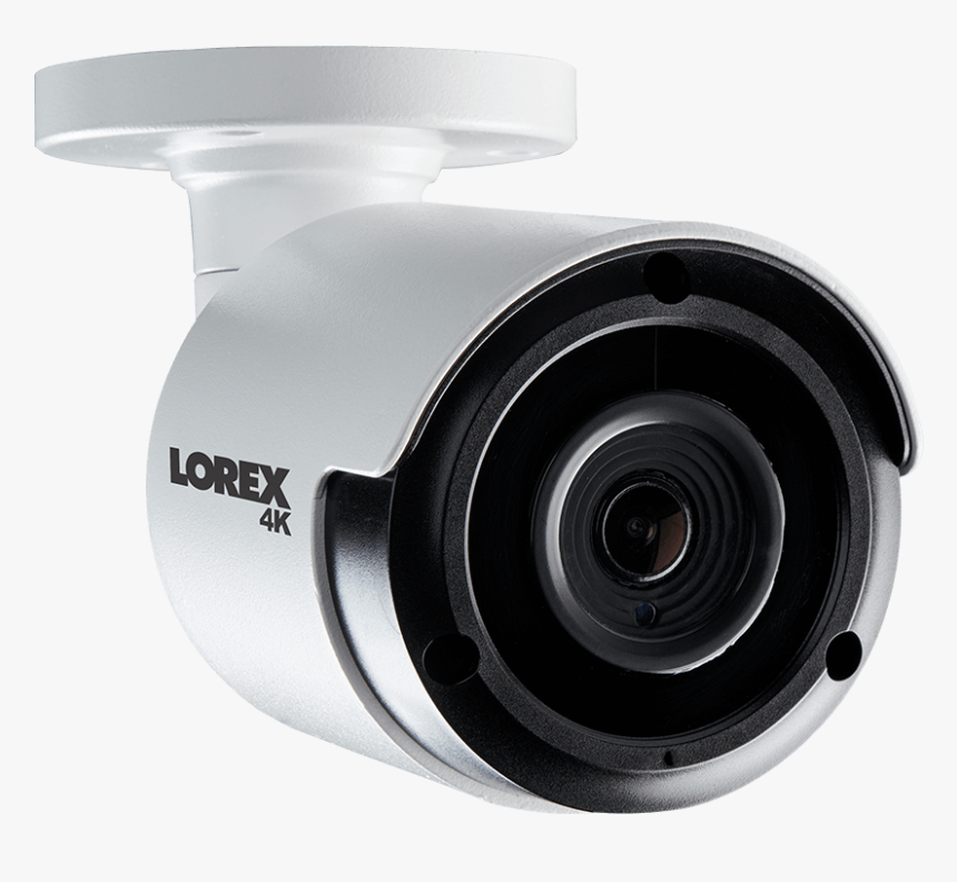 4k Ultra Hd Ip Nvr Security Camera System With Eight - Lorex 4k Bullet Camera, HD Png Download