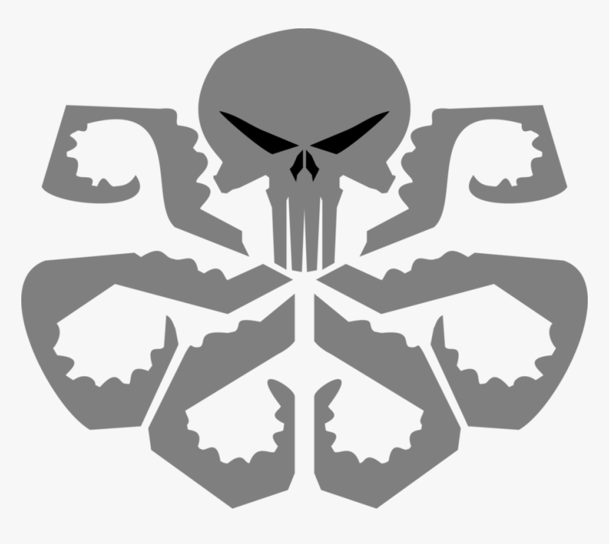 Hydra Punisher Logo Png - Hydra Hail, Transparent Png