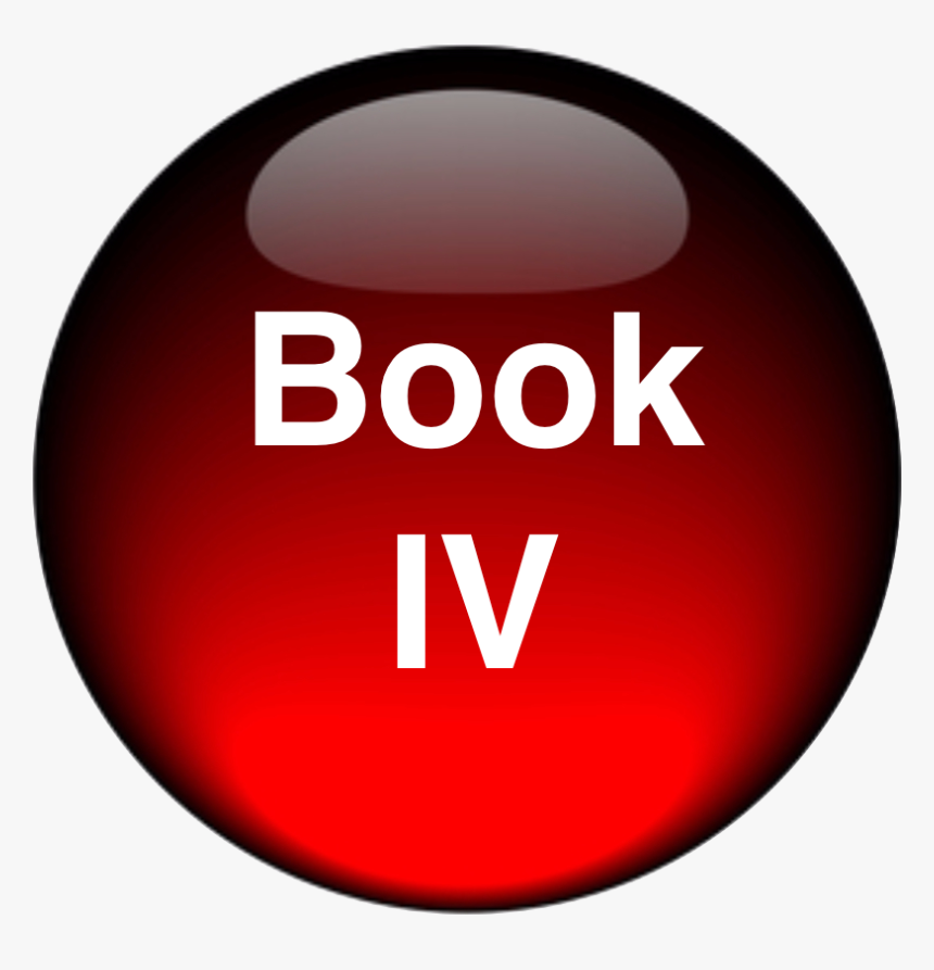 Book Iv Red Circle - Circle, HD Png Download