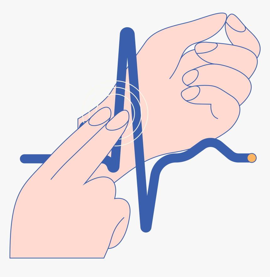 Pulse Palpationa Health-care Practitioner Can Check, HD Png Download