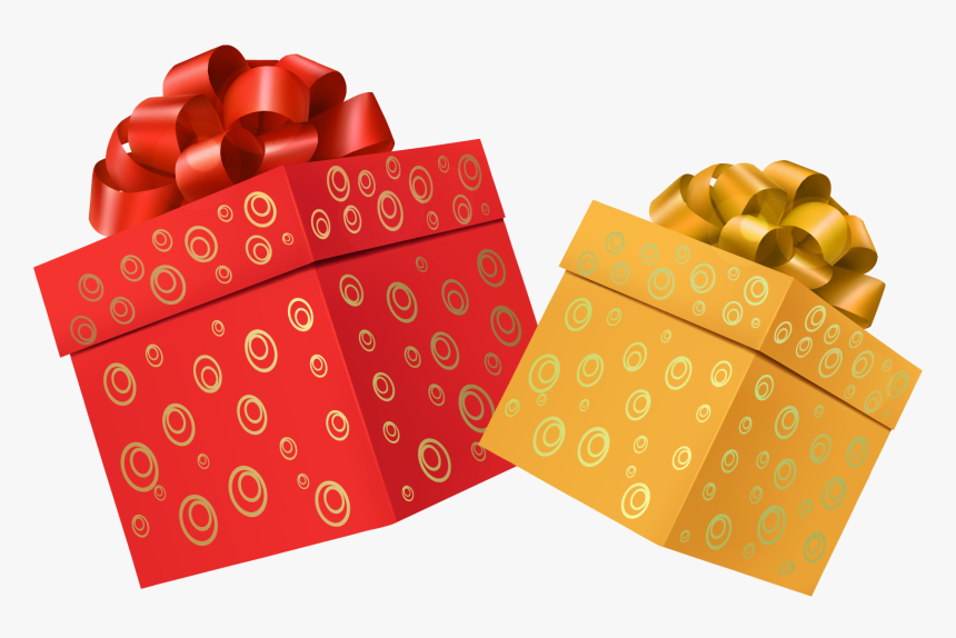 Transparent Background Christmas Gift Box Png, Png Download