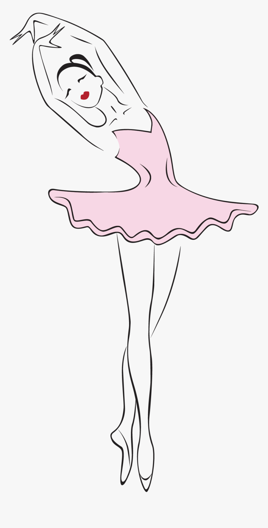 Ballet Illustration Hand Painted - Ballet, HD Png Download