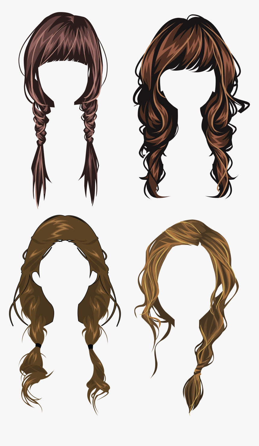 Hair Wig Png, Transparent Png