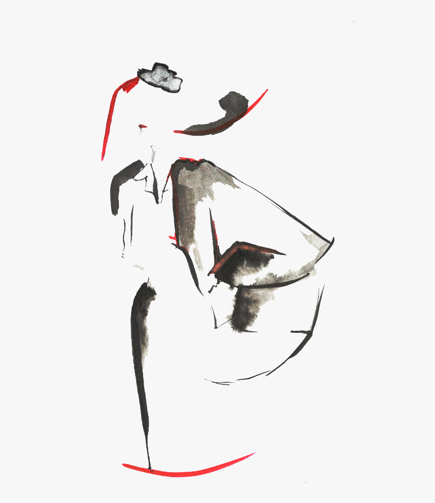 Fashionillustration 3 - Illustration, HD Png Download