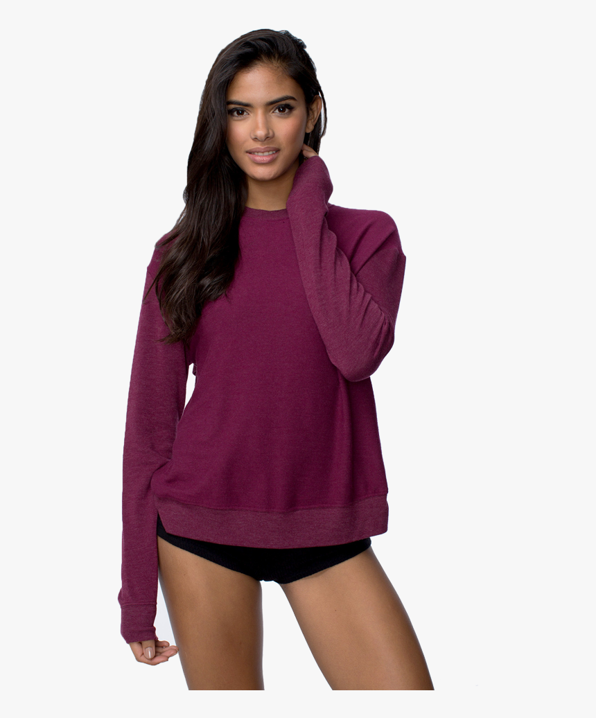 Spiritual Gangster Women S Tulip Back Pullover - Girl, HD Png Download