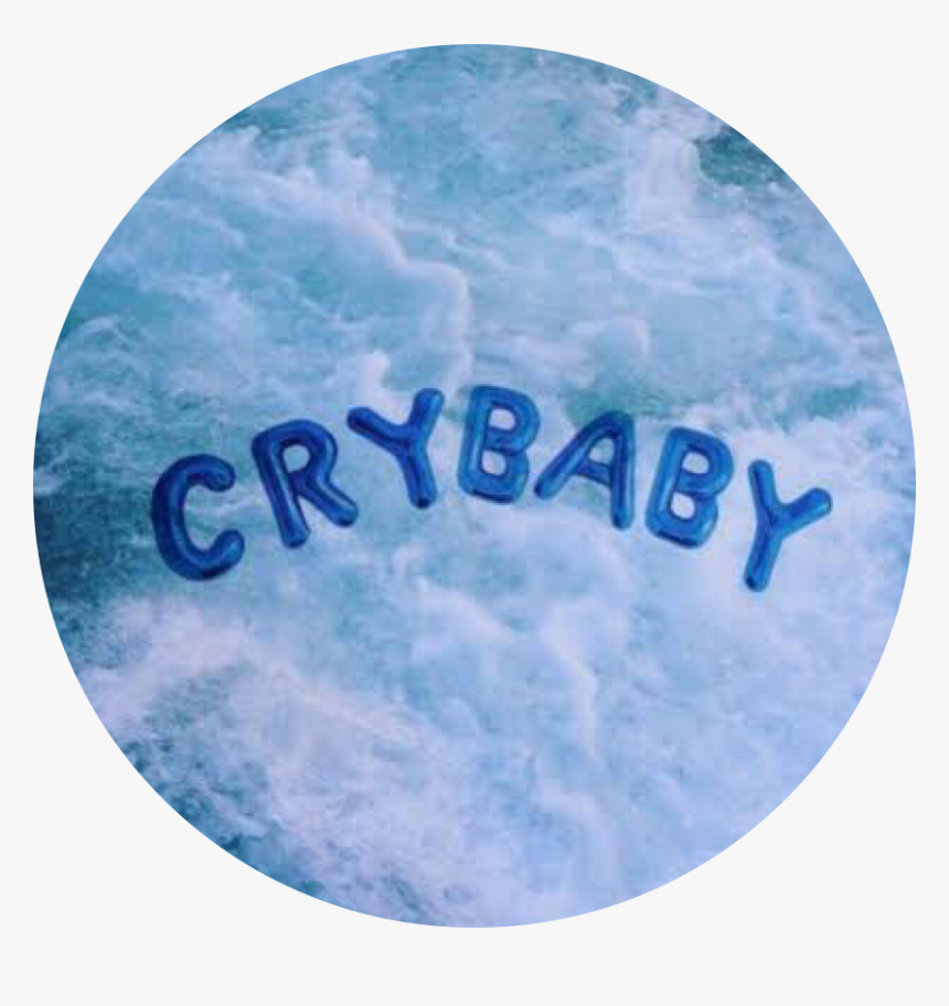 💙

#blue #crybaby #melaniemartinez #background #circle - Circle, HD Png Download