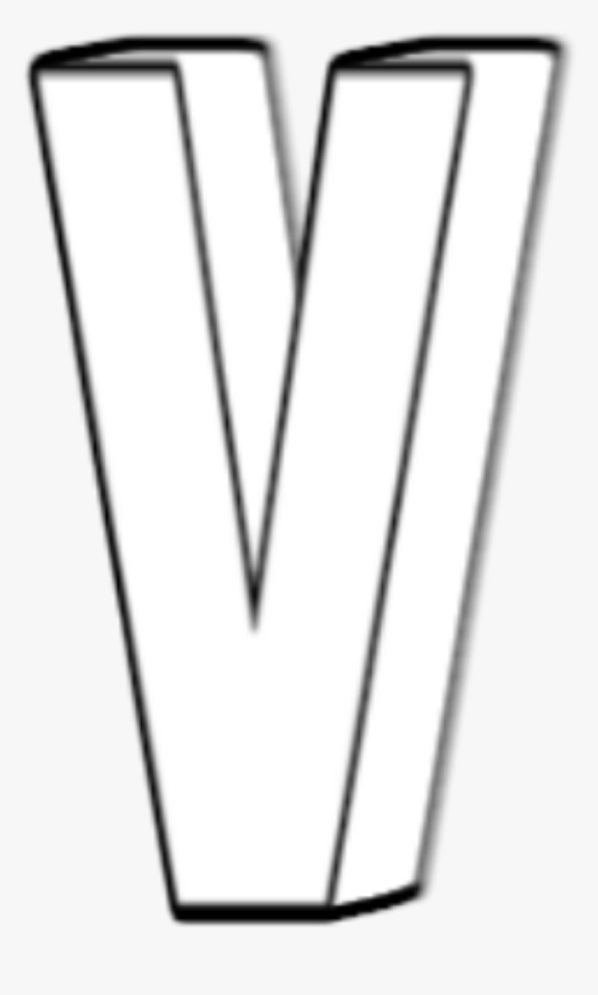 #v #v #letterv #letterv #lettrev #lettrev #alphabet - Monochrome, HD Png Download