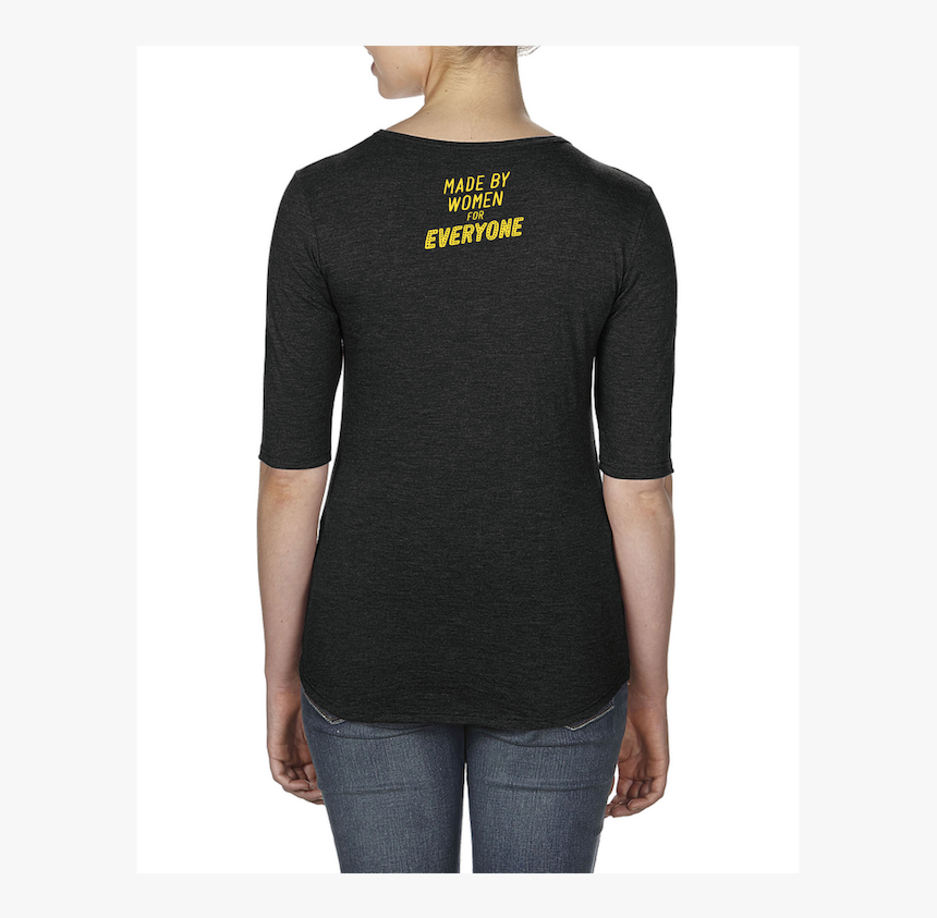 Scoopshirtback - Long-sleeved T-shirt, HD Png Download