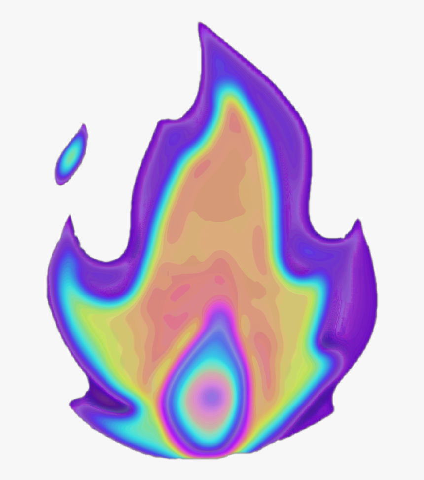 #fire #flame #emoji #freetoedit, HD Png Download