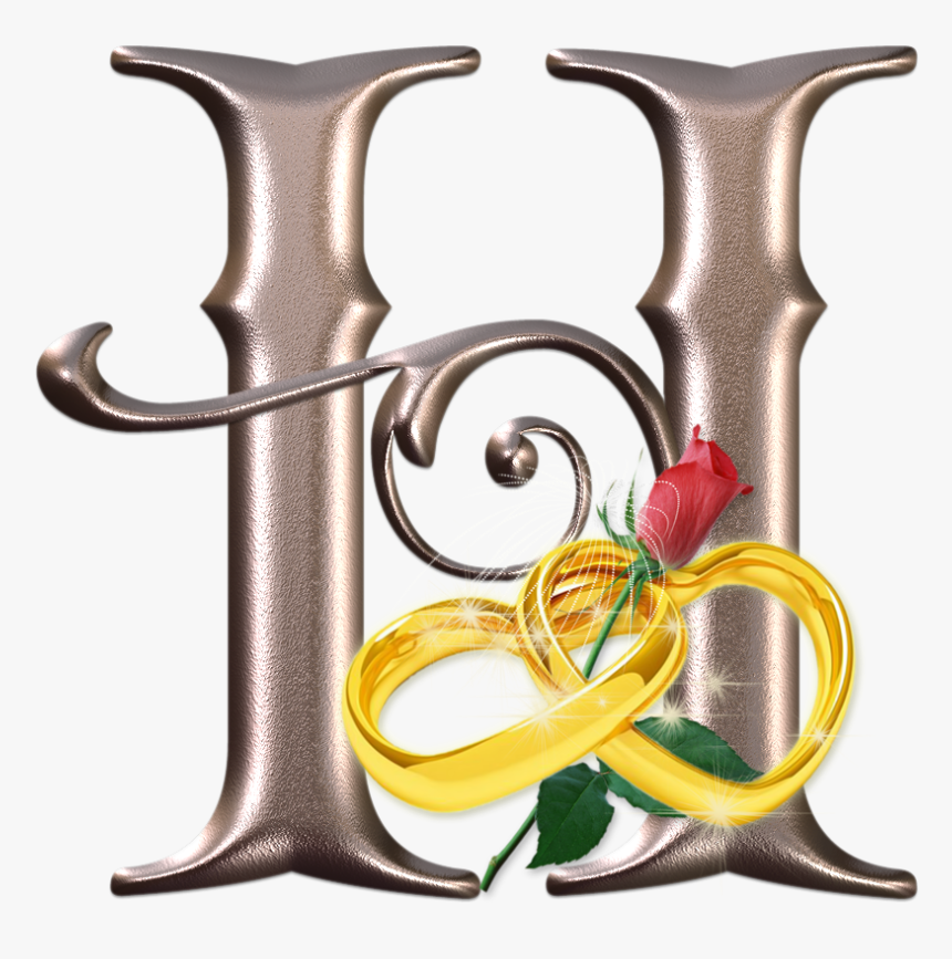 Alphabet Letters With Flowers And Roses Tulips, HD Png Download