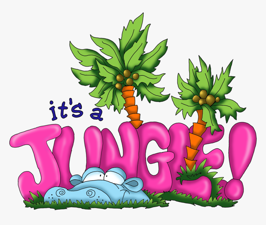 Clipart The Word Jungle Theme, HD Png Download