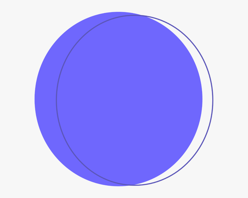 #blue #circle #background #layout #aesthetic - Circle, HD Png Download