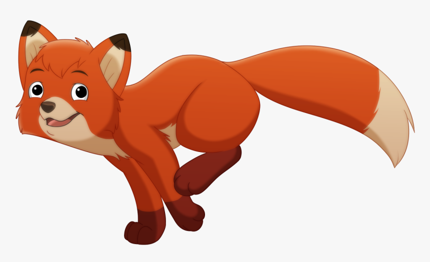 Clip Art Black And White Download Clipart Fox - Fox From Fox And The Hound, HD Png Download