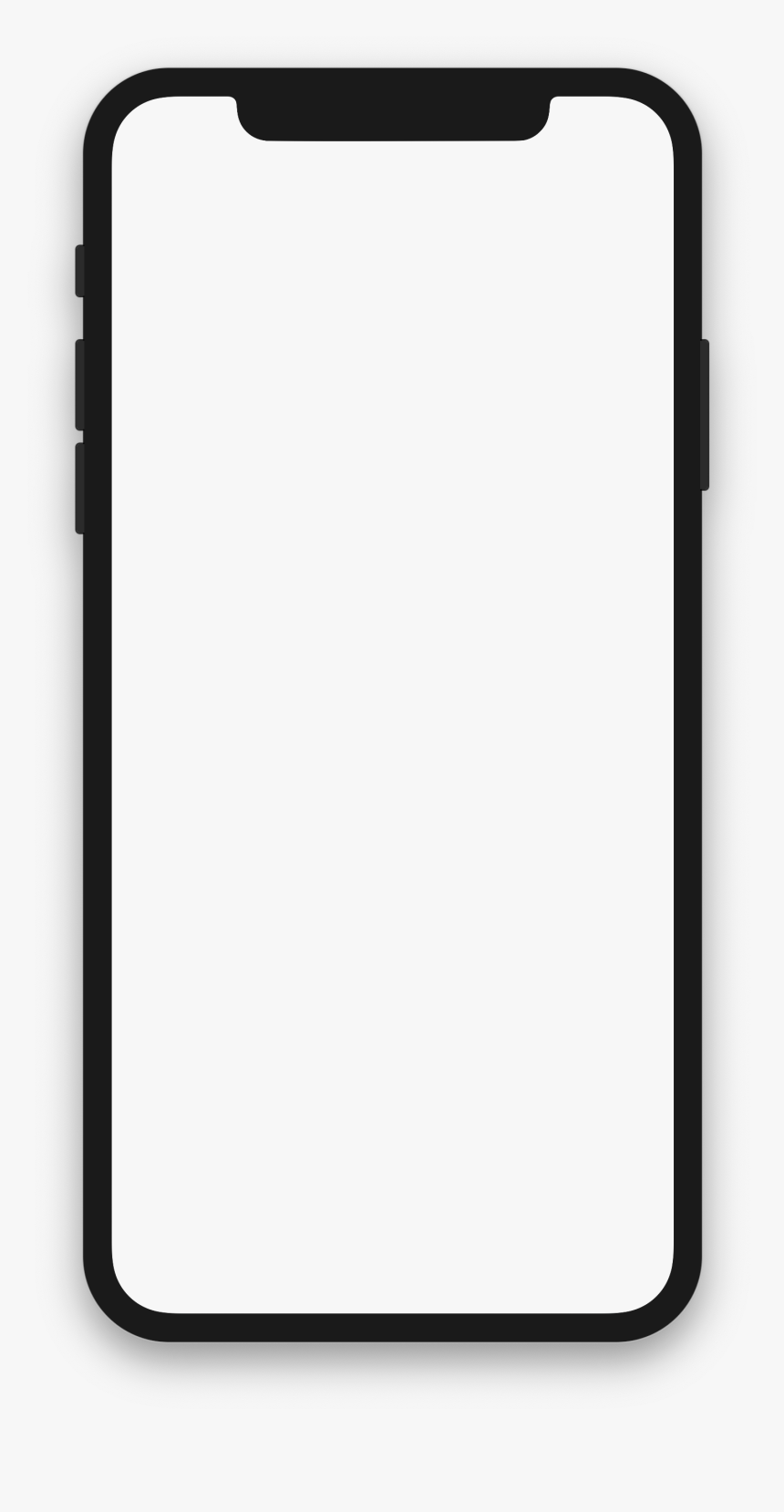 Iphone Xs Flat Mockup, HD Png Download
