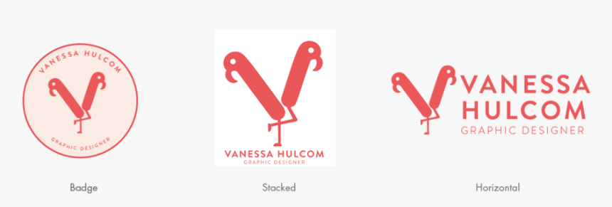 Vanessa Hulcom Personal Logo - Graphic Design, HD Png Download