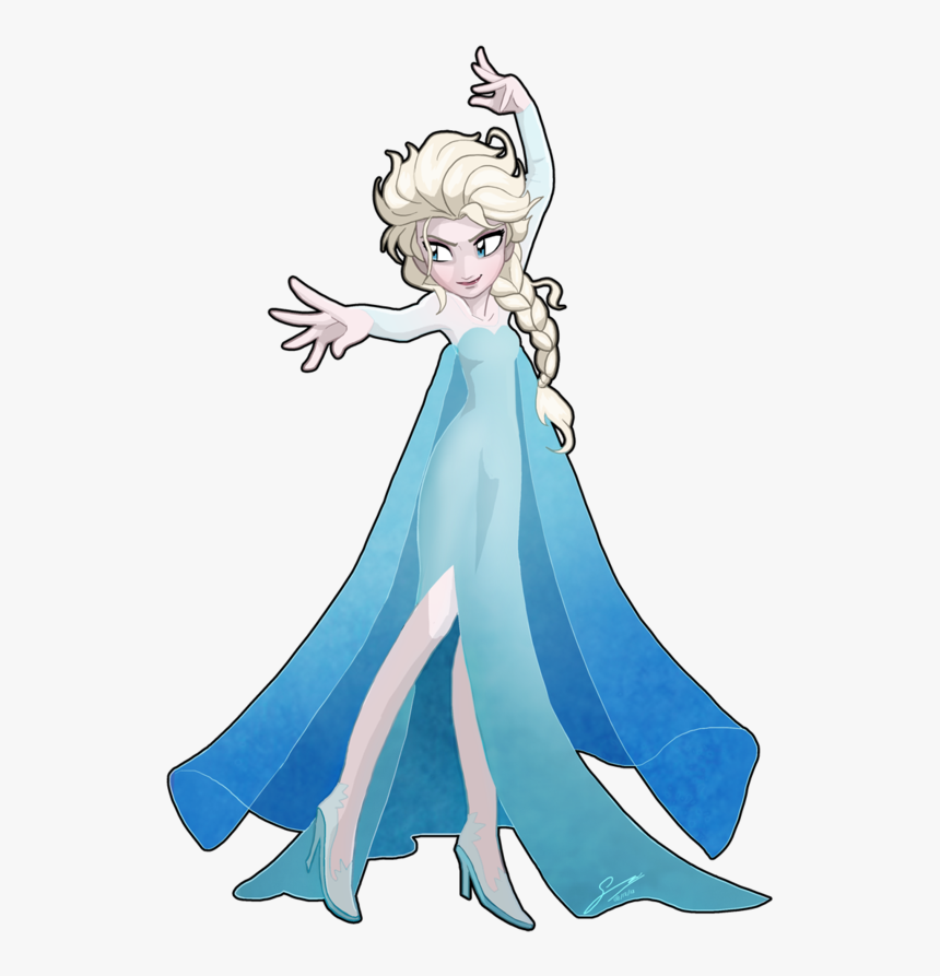 Elsa Fan Art Png, Transparent Png