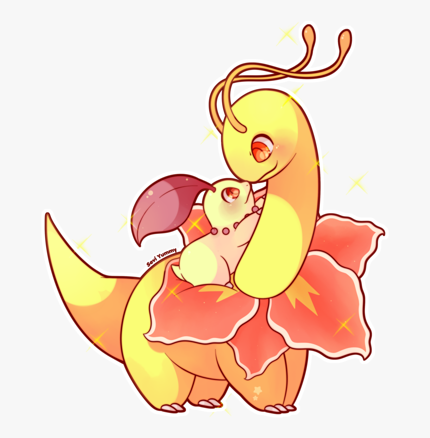 Cute Shiny Chikorita, HD Png Download