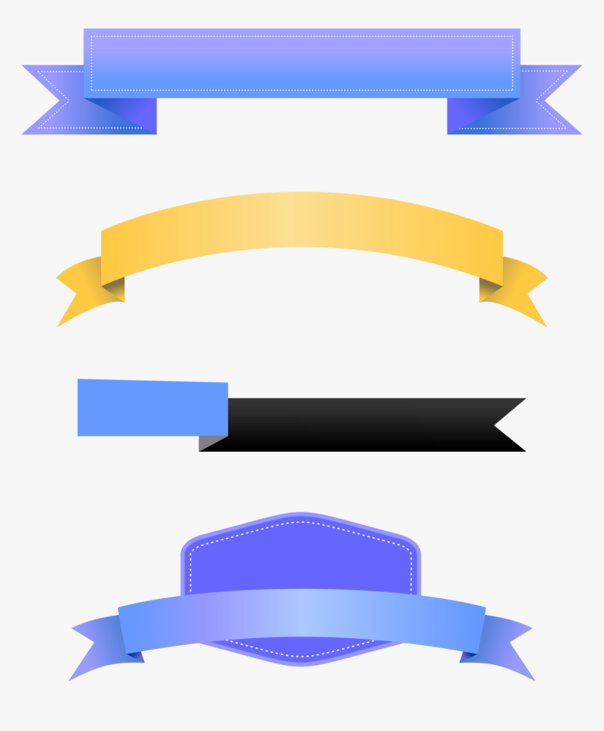 Ribbons,banners, Vectors, - Portable Network Graphics, HD Png Download