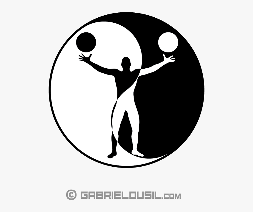 Yin And Yang Basketball, HD Png Download