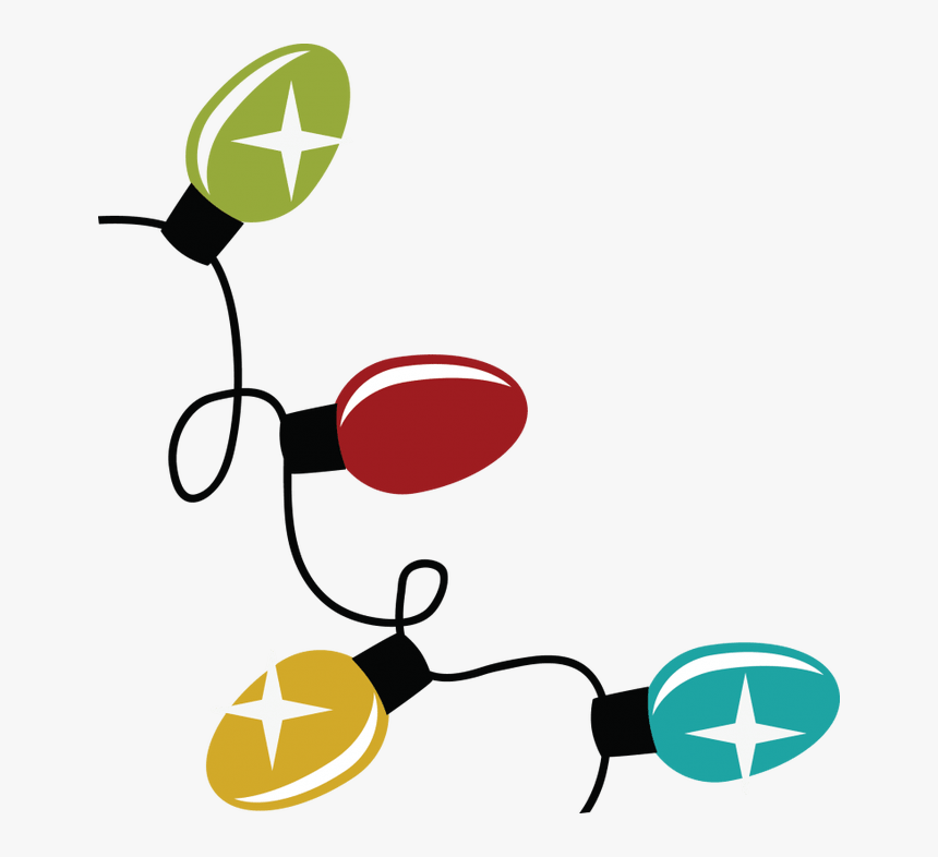 Christmas Lights Clipart Jpeg - Christmas String Lights Transparent Background, HD Png Download