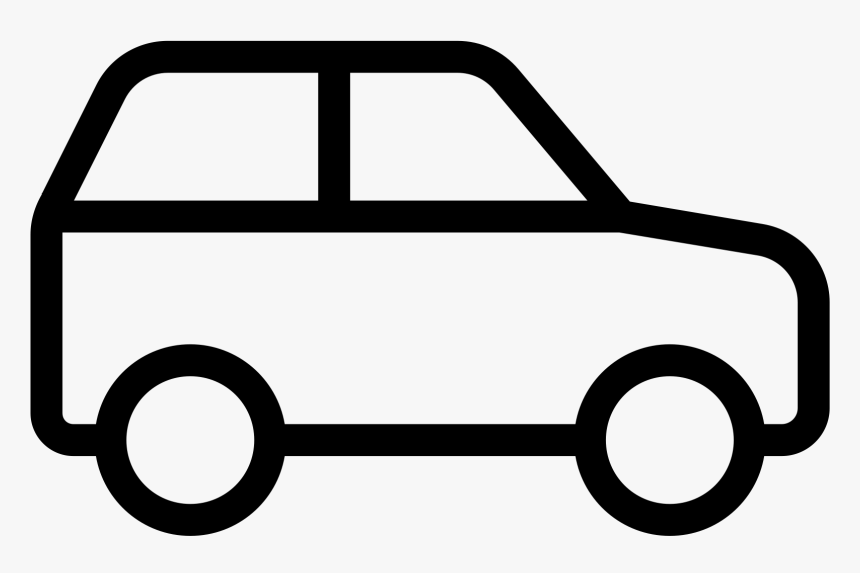 The Sport Utility Vehicle, Halfway Between A Truck - Car With People Icon, HD Png Download