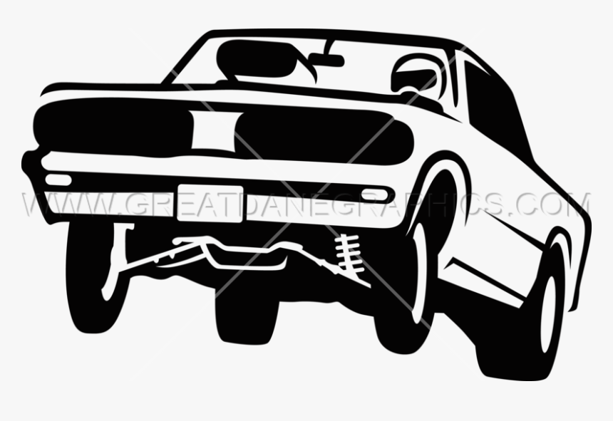 Muscle Car Clipart Banner Free Muscle Car Hop - Off-road Vehicle, HD Png Download